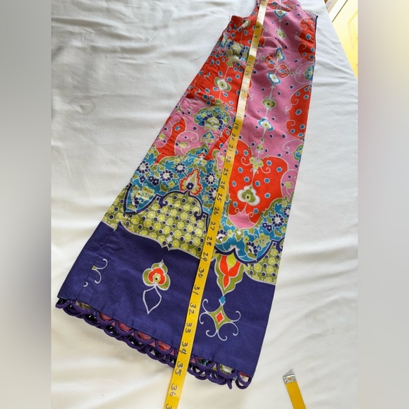 MAEVE for ANTHROPOLOGIE Red and Pink ORAVA mod floral shift dress size 4 - Picture 16 of 16